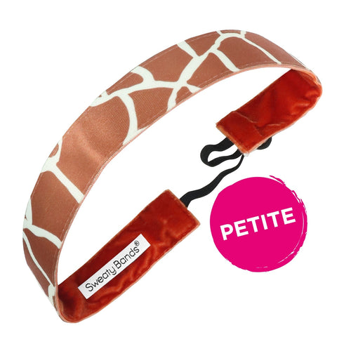 Petite | Stand Tall | Brown | 1 Inch Sweaty Bands Non Slip Headband