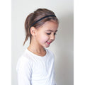 Petite | Viva Diva | Black | 3/8 Inch Sweaty Bands Non Slip Headband