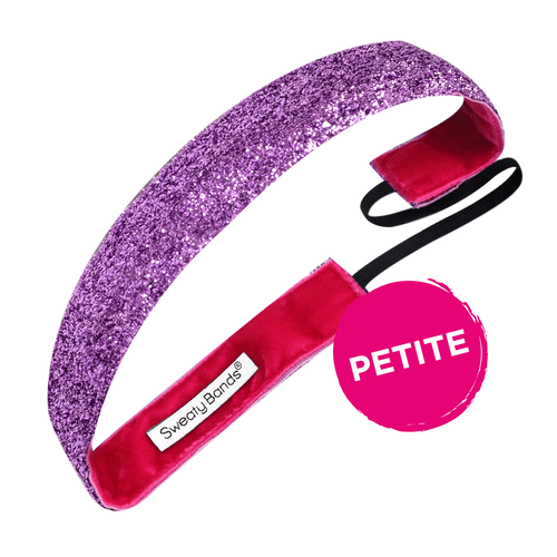 Petite | Viva Diva | Pink | 1 Inch Sweaty Bands Non Slip Headband