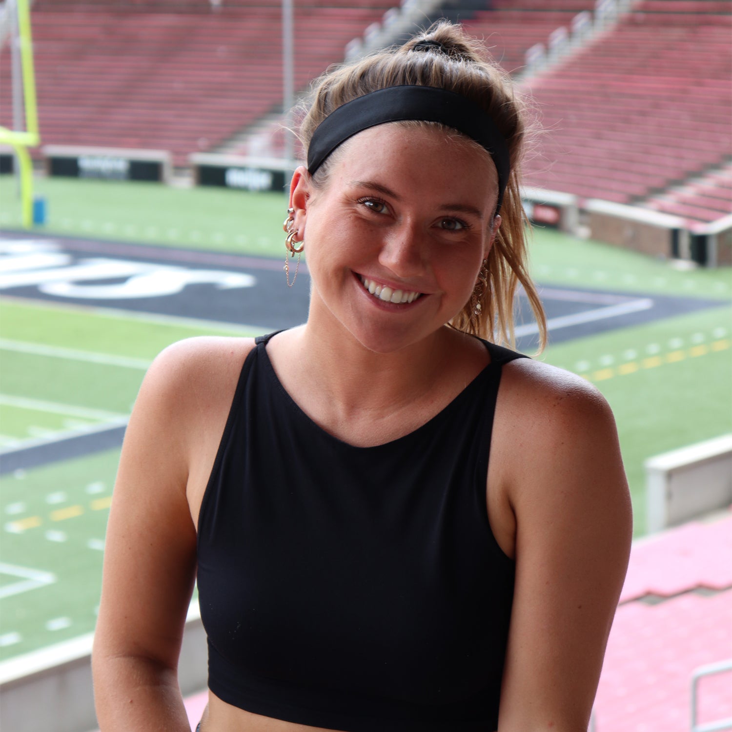 Petite | Wicked | Black | 1.5 Inch Sweaty Bands Non Slip Headband