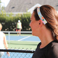 Pickleball | Stay out of the Kitchen | White, Multi | 1 Inch Sweaty Bands Non Slip Headband
