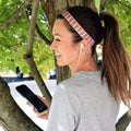 Pineapple Bottom Jeans | Peach | 1 Inch Sweaty Bands Non Slip Headband