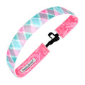 Plaid About You | Pink, Green | 1 Inch Sweaty Bands Non Slip Headband