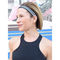 Plot Twist | Black | 1 Inch Sweaty Bands Non Slip Headband