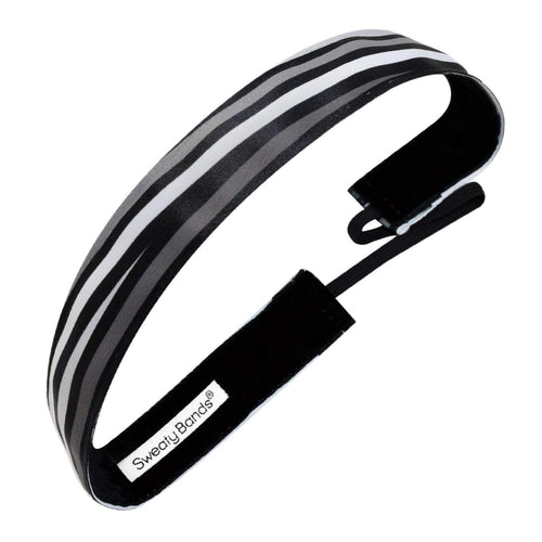Plot Twist | Black | 1 Inch Sweaty Bands Non Slip Headband
