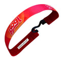 pogl | Red, Orange | 1 Inch Sweaty Bands Non Slip Headband