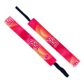 pogl | Red, Orange | 1 Inch Sweaty Bands Non Slip Headband