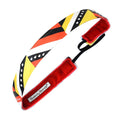 Queen of Hearts Yellow, Red Sweaty Bands Non Slip Headband