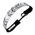 Ramble On | Black, White | 1 Inch Sweaty Bands Non Slip Headband