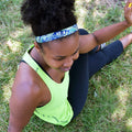 Read My Palm | Navy | 1 Inch Sweaty Bands Non Slip Headband