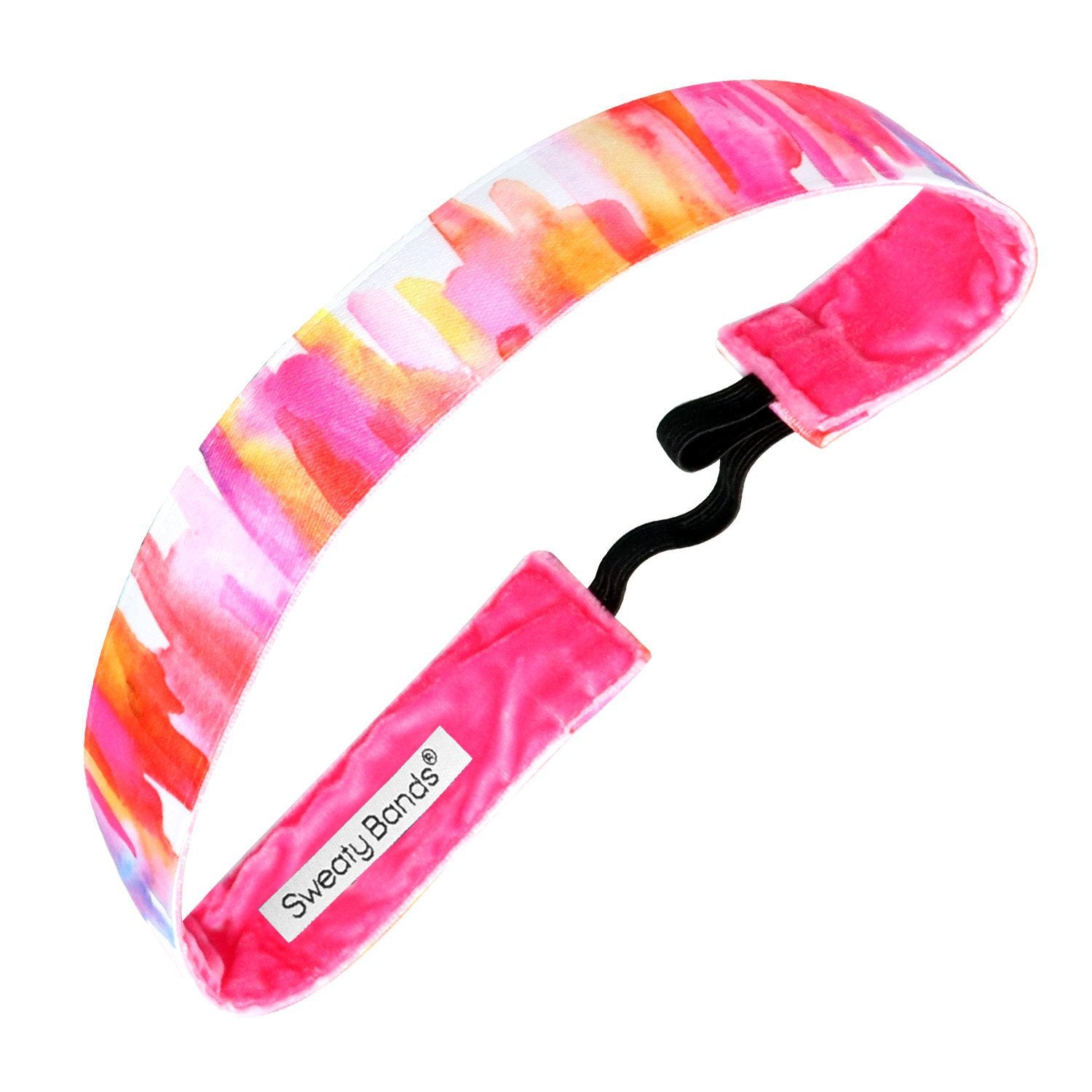 Respect the Drip | Pink, Orange, Yellow | 1 Inch Sweaty Bands Non Slip Headband