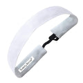 Rock Solid | White | 1 Inch Sweaty Bands Non Slip Headband