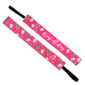 Rosé All Day | Pink | 1 Inch Sweaty Bands Non Slip Headband