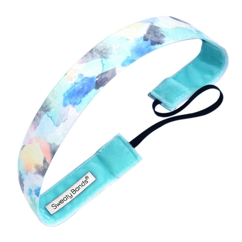 Serenity | Mint | 1 Inch Sweaty Bands Non Slip Headband