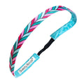 Sick and Twisted | Pink, Green | 5/8 Inch Sweaty Bands Non Slip Headband