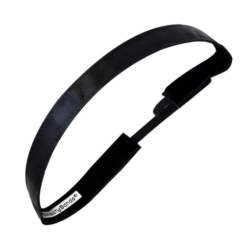 Simply Satin | Black | 5/8 Inch Sweaty Bands