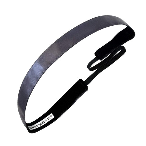 Simply Satin | Gunmetal | 5/8 Inch Sweaty Bands