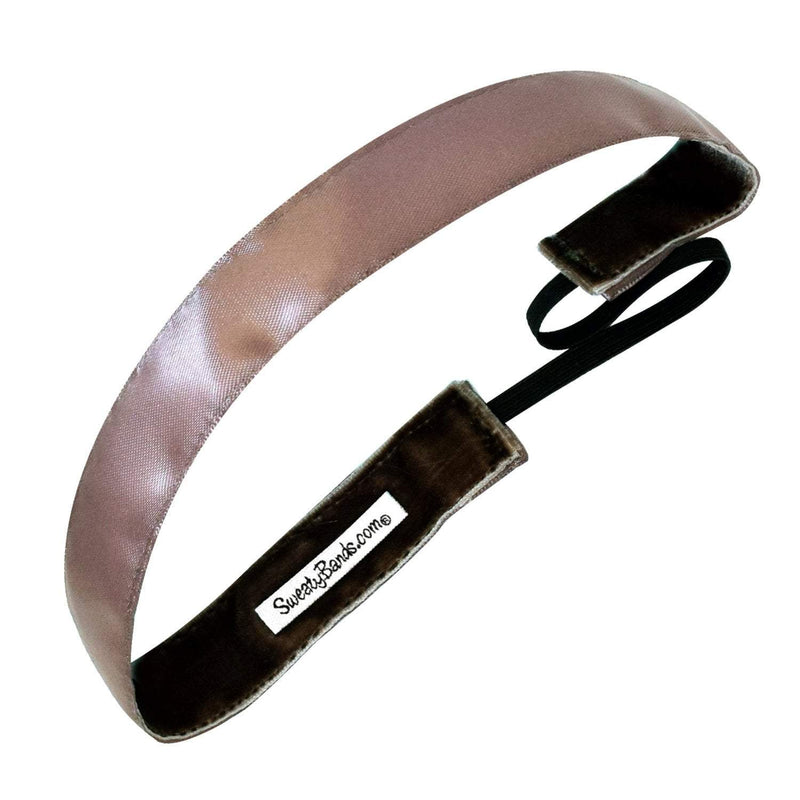 Simply Satin | Latte | 1 Inch Sweaty Bands