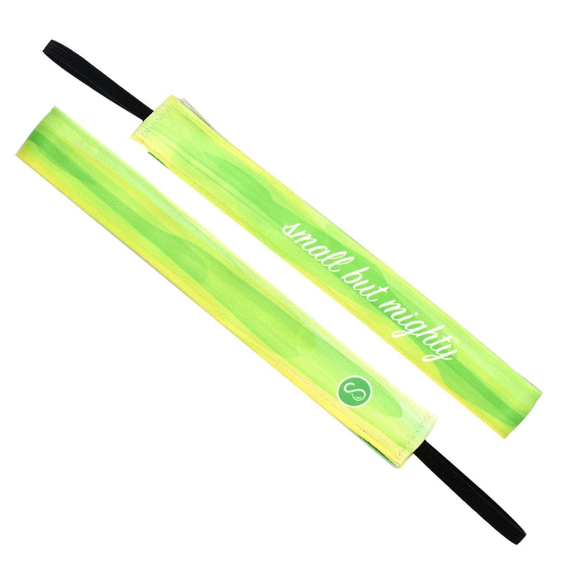 Small but Mighty | Green | 1 Inch Sweaty Bands Non Slip Headband