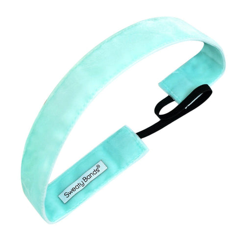 Smooth as Velvet Aqua Sweaty Bands Non Slip Headband