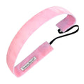 Smooth as Velvet | Light Pink | 1 Inch Sweaty Bands Non Slip Headband