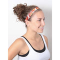 Sports | Slam Dunk | White, Orange | 1 Inch Sweaty Bands Non Slip Headband