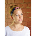 Star Spangled Flag | Red, White | 1 Inch Sweaty Bands Non Slip Headband