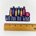 Stickers | Will Run For Wine Sweaty Bands Non Slip Headband