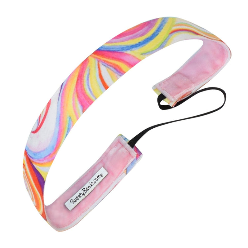 Sunsoaked | Multi | 1 Inch Sweaty Bands Non Slip Headband