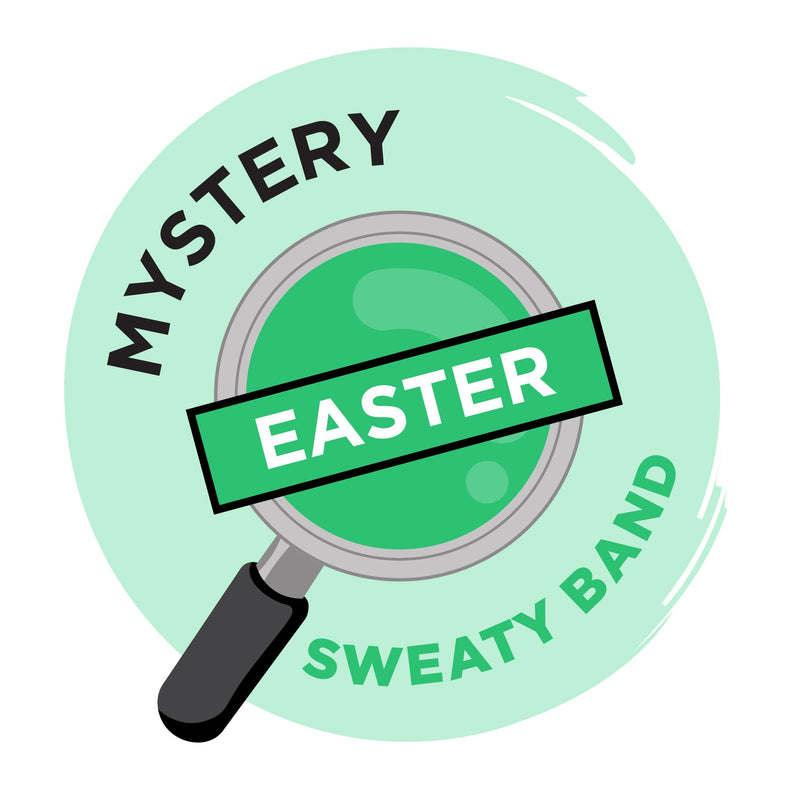 Sweaty Bands | Mystery | Easter | 1 Inch Sweaty Bands Non Slip Headband