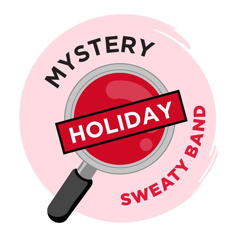Sweaty Bands | Mystery | Holiday | 1 Inch Sweaty Bands Non Slip Headband