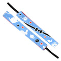 Tea With the Queen | Blue | 1 Inch Sweaty Bands Non Slip Headband