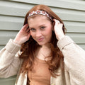 Thanksgiving | Gobble Gobble | Brown | 1 Inch Sweaty Bands Non Slip Headband