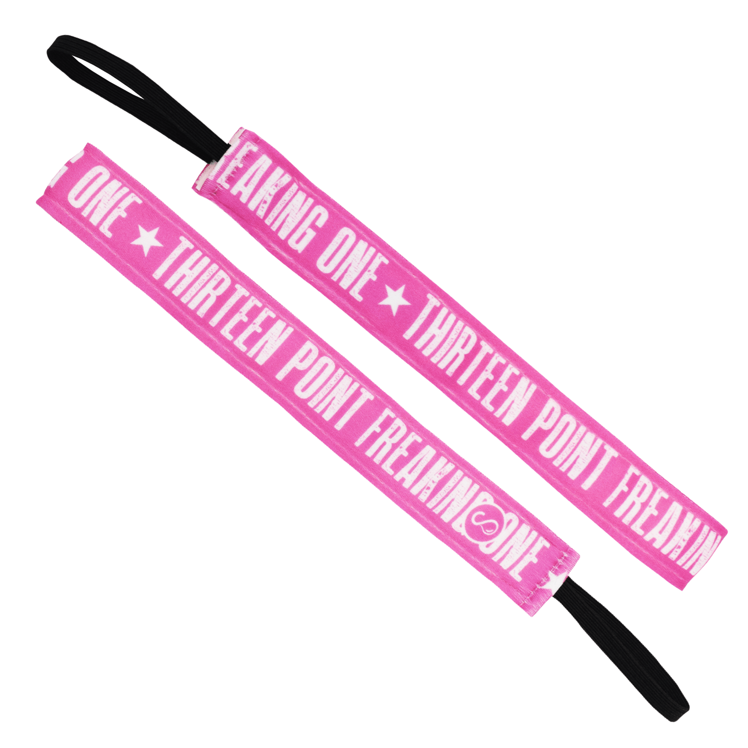 Thirteen Point Freaking One | Pink | 1 Inch Sweaty Bands Non Slip Headband