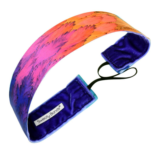 Toucan Play At That Game | Purple, Multi | 1.5 Inch Sweaty Bands Non Slip Headband