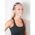 Turbulence | Black | 1.5 Inch Sweaty Bands Non Slip Headband