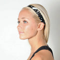 Turbulence | Black | 1 Inch Sweaty Bands Non Slip Headband