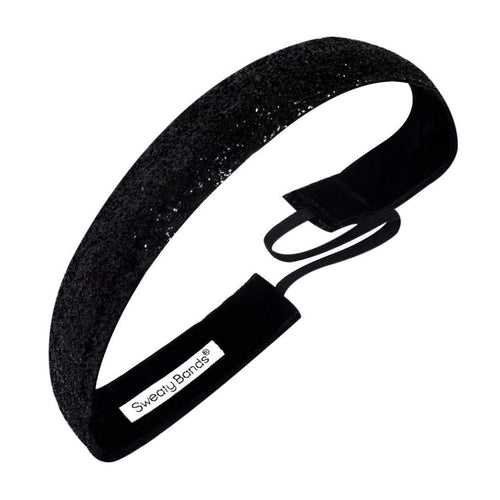 Viva Diva | Black | 1 Inch Sweaty Bands Non Slip Headband