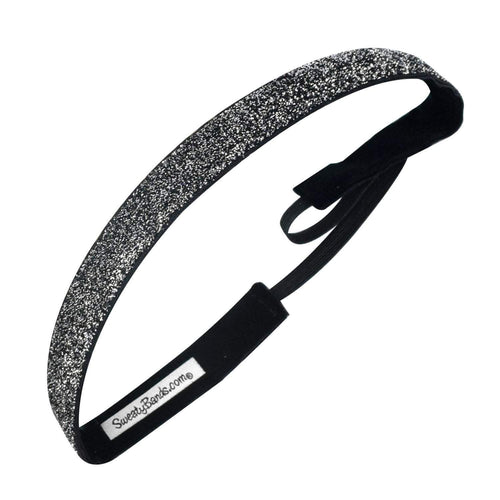 Viva Diva | Charcoal | 5/8 Inch Sweaty Bands Non Slip Headband