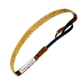 Viva Diva | Gold | 3/8 Inch Sweaty Bands Non Slip Headband