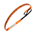 Viva Diva | Orange | 3/8 Inch Sweaty Bands Non Slip Headband