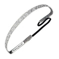 Viva Diva | Silver | 3/8 Inch Sweaty Bands Non Slip Headband