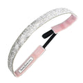 Viva Diva | Silver | 5/8 Inch Sweaty Bands Non Slip Headband