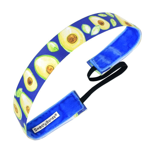 You Guac My World | Navy | 1 Inch Sweaty Bands Non Slip Headband