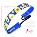 You Guac My World | Navy | 1 Inch Sweaty Bands Non Slip Headband